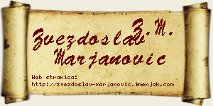 Zvezdoslav Marjanović vizit kartica